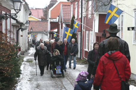 S&ouml;ders&ouml;ndagen i Gamla Gefle &auml;r en folk fest