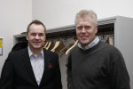 Per Andersson, Midroc, och Lennart Holmgren, Bern&ouml; Tr&auml;dg&aring;rdscentrum (Foto Per-Erik J&auml;derberg)