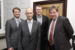 Lars Beckman, Svenskt N&auml;ringsliv, Carl-Erik Lindstr&ouml;m, Lindstr&ouml;ms &Aring;keri, Per Norberg, Profilpl&aring;t, och Anders Franck, Mellansvenska Handelskammaren (Foto Per-Erik J&auml;derberg)