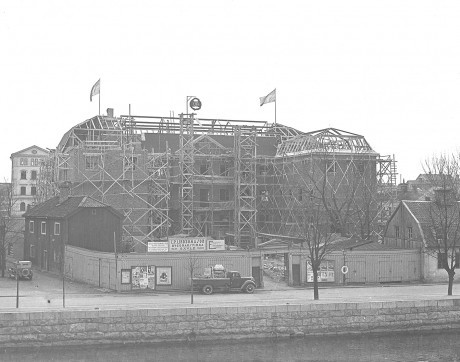 Museet bygger om &ndash; dock inte i den omfattning som bilden visar. Foto: L&auml;nsmuseet G&auml;vleborgs samlingar.