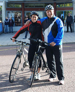 G&auml;vle Energi vann Utmaingen ifjol. H&auml;r representerat av Malin Karlsson och Curt St&aring;hlenberg.