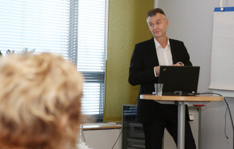 Hans Backander fr&aring;n Manpower redovisade &aring;rets dr&ouml;myrken. (Foto: Mats &Aring;strand)