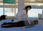 Linda Liljeqvist fr&aring;n Shiatsu Liljelin erbj&ouml;d bes&ouml;karna massage