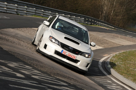 SUBARU WRX STI p&aring; N&uuml;rburgring