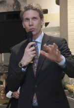 Tomas Andersson fr&aring;n Volvo invigningstalar