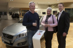 Ollle och Margareta Larsson fr&aring;n Medi-Gavle AB stannade till i Volvohallen