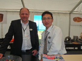 Jan Forsmark, Operation Manager Sweden och Charles Liu, BNT China