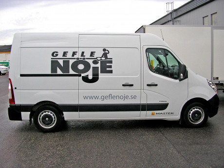 4Sign profilerade Gefle N&ouml;jes nya Renault Master.