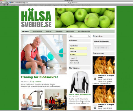 Alla f&aring;r medverka i Sveriges nya h&auml;lsotidning H&auml;lsa Sverige