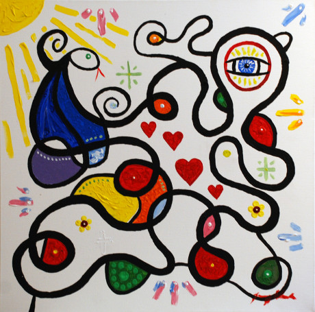 Eye - 50x50 akryl