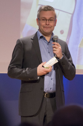 Magnus Kangas, fabriksdirektör på BillerudKorsnäs i Gävle. Foto Per-Erik Jäderberg
