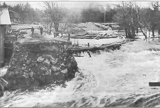 Översvämning vid Tolffors 1916
