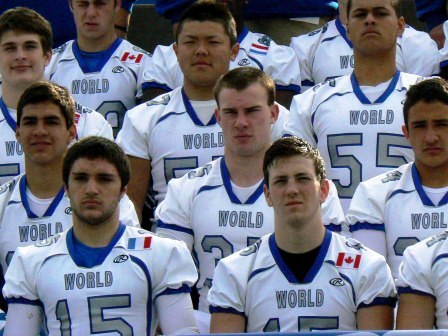 IFAF World Team International Bowl 2012 Kelly Reeves foto: All Sport och Idrott
