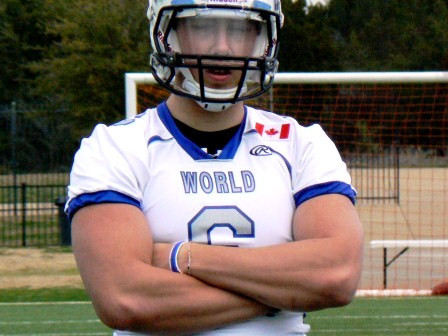 IFAF World Team International Bowl 2012 Kelly Reeves foto: All Sport och Idrott