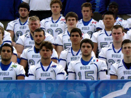 IFAF World Team International Bowl 2012 Kelly Reeves foto: All Sport och Idrott