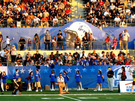 IFAF World Team International Bowl 2012, Kelly Reeves Austin Texas foto: All Sport och Idrott