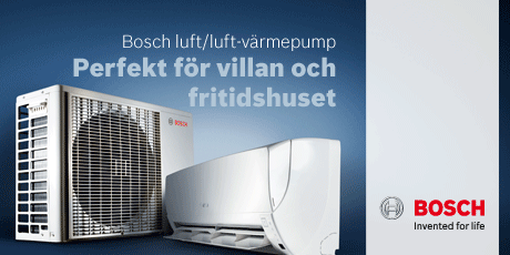 Bosch V&auml;rmepumpar fr o m feb 2012