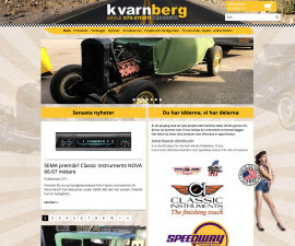 Kvarnberg Products, en av Skandinaviens ledande leverantörer av delar och tillbehör till framför allt Hotrods.