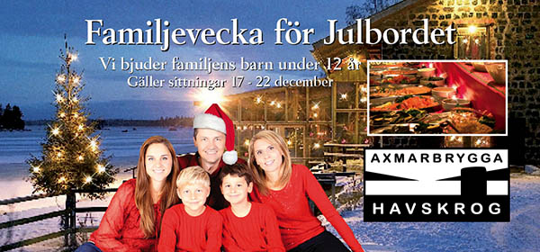 Axmar familjejulbord