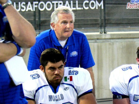 IFAF World Team International Bowl 2012, Kelly Reeves Austin Texas foto: All Sport och Idrott