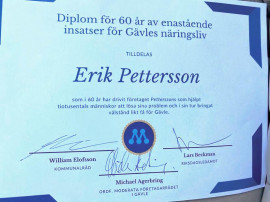 Petterssons på Kryddstigen uppskattad för 60 år som företagare.